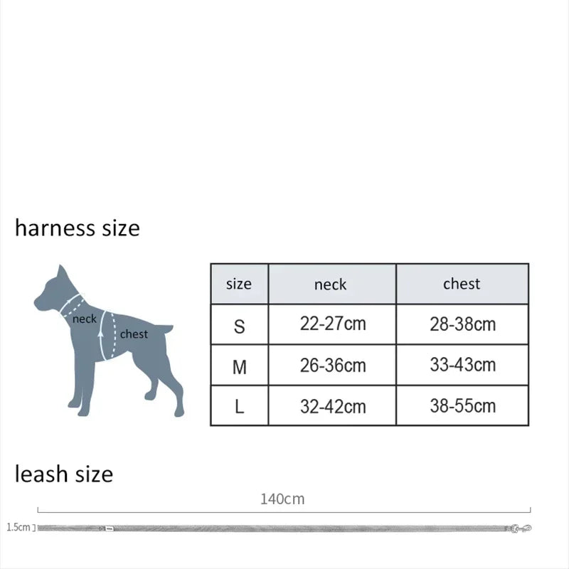 Truelove Pet Harness and lead with Removable Mini Pocket Bag