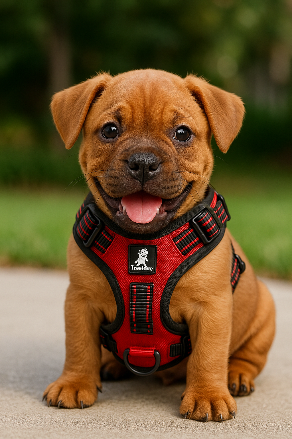 True Love Premium Harness - Red