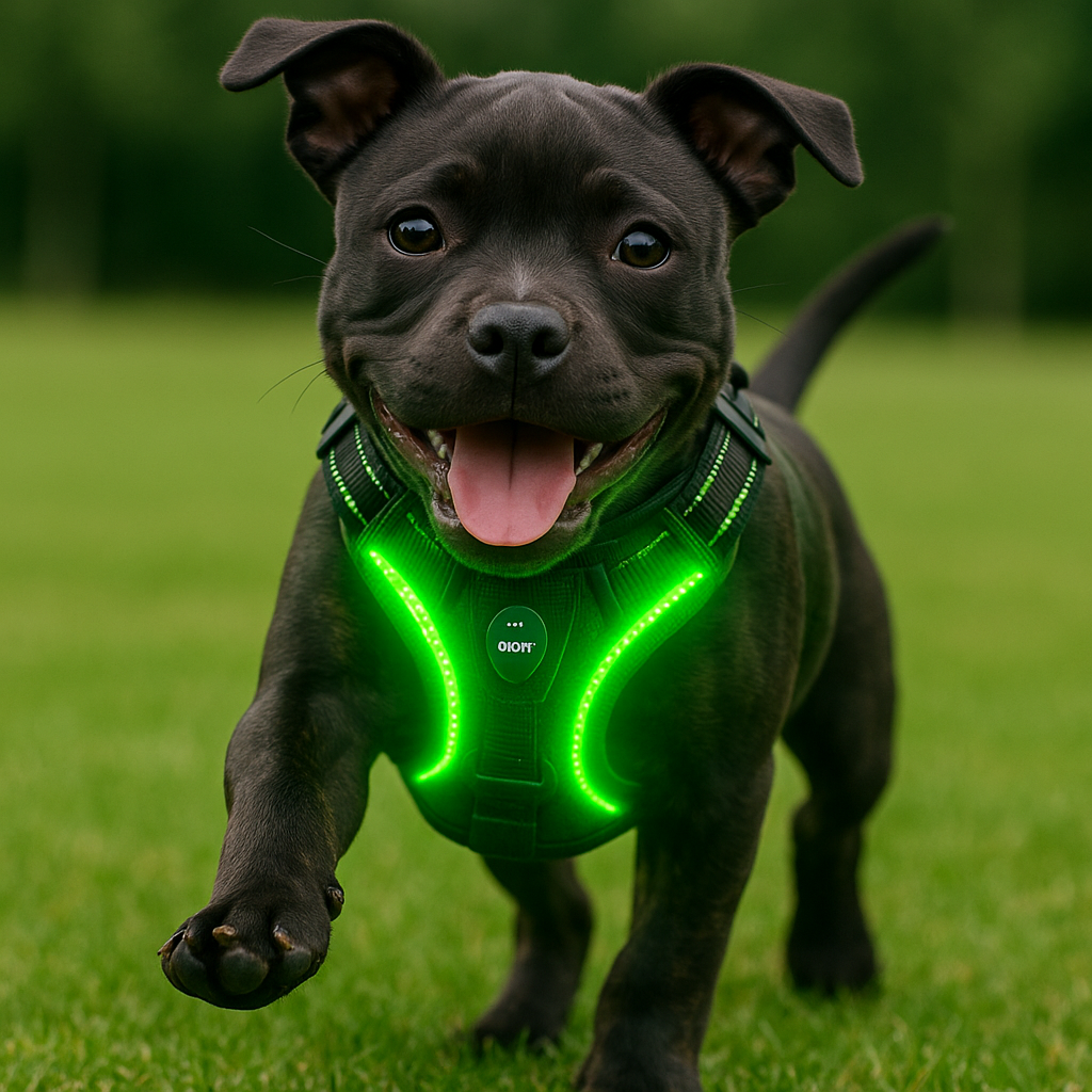LED Glow-Up Dog Harness