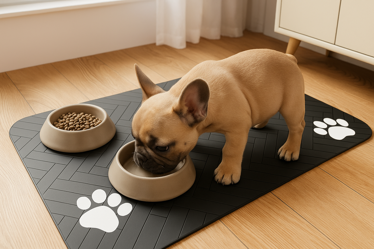 Quick-Dry Waterproof Pet Feeding Mat
