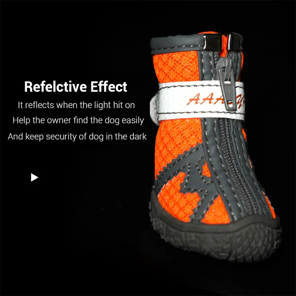 Puppy waterproof anti slip rain boots