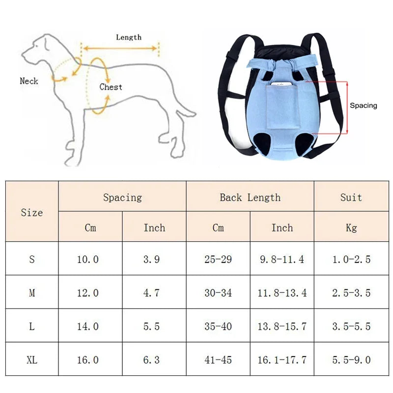 Dog Carrier Backpack Ideal for smaller dogs