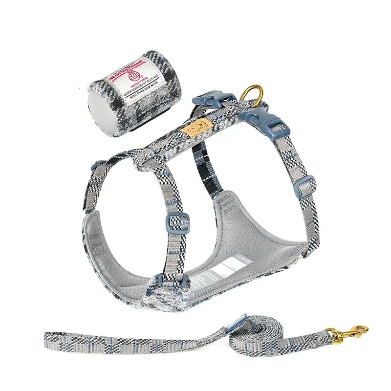Truelove Pet Harness and lead with Removable Mini Pocket Bag