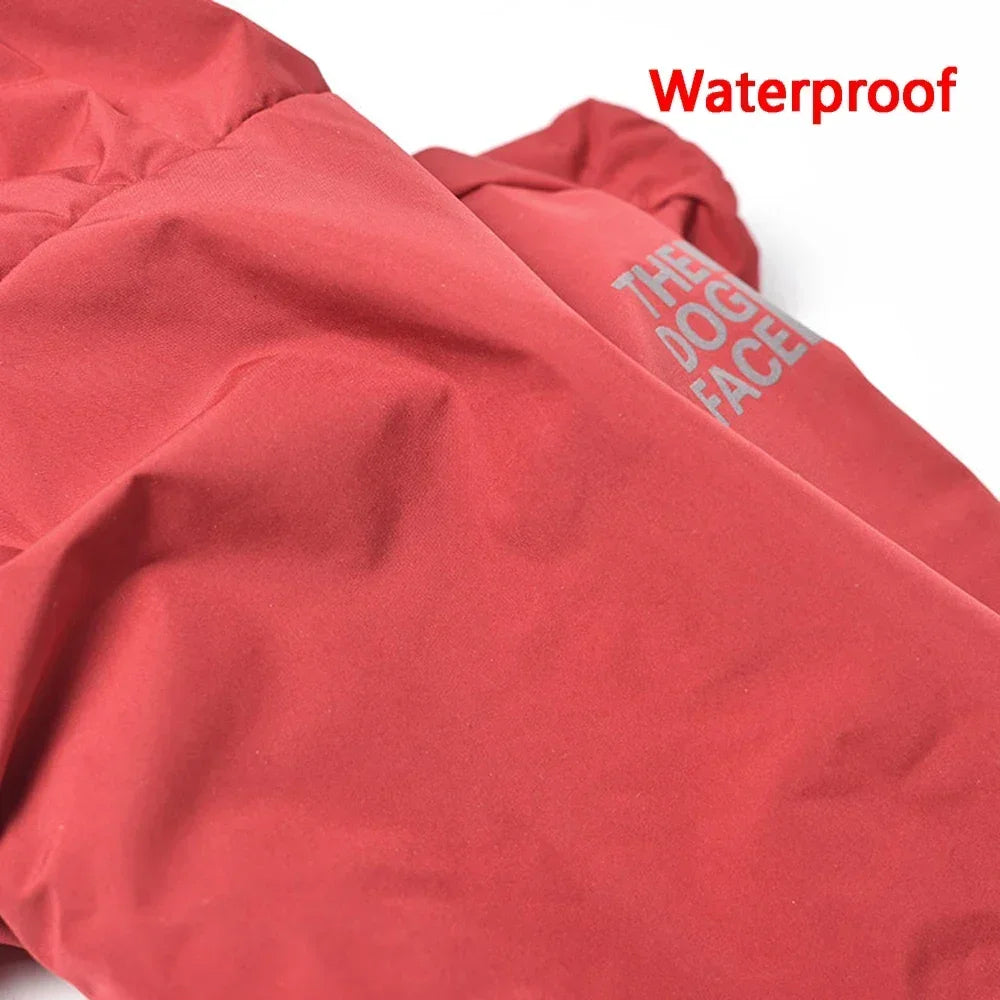 Reflective waterproof dog jacket