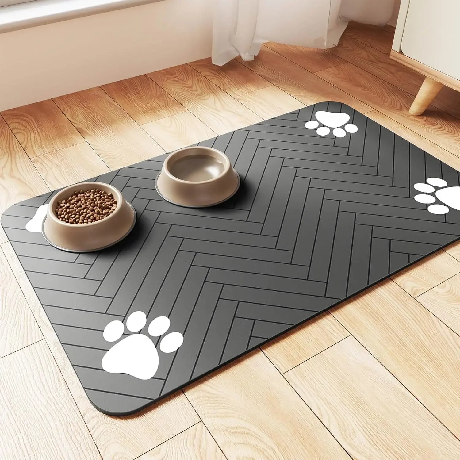 Quick-Dry Waterproof Pet Feeding Mat