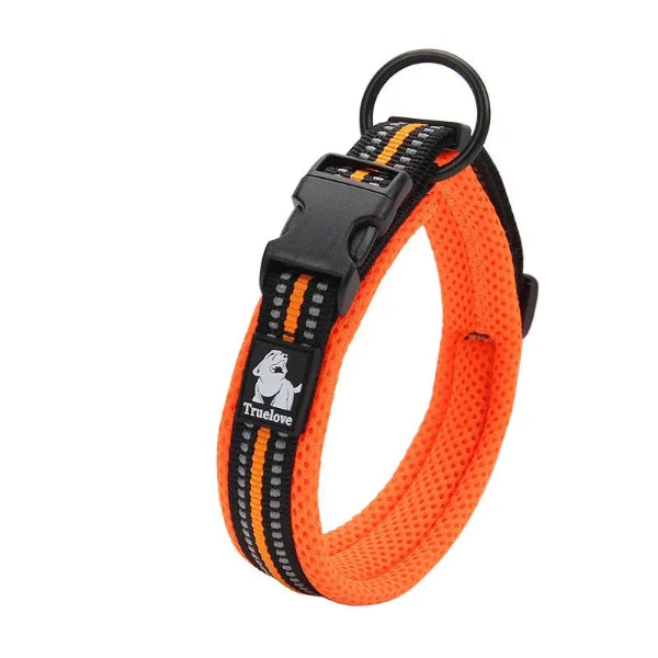 Truelove Adjustable Mesh Padded Dog Collar