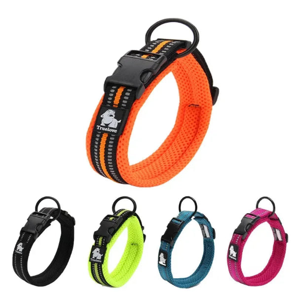 Truelove Adjustable Mesh Padded Dog Collar