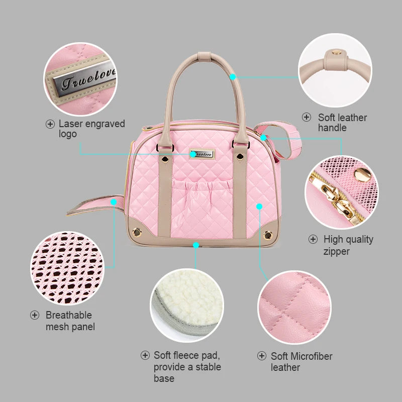 Luxury pet travel bag