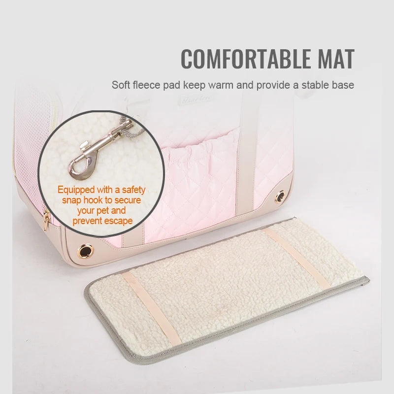 Luxury pet travel bag