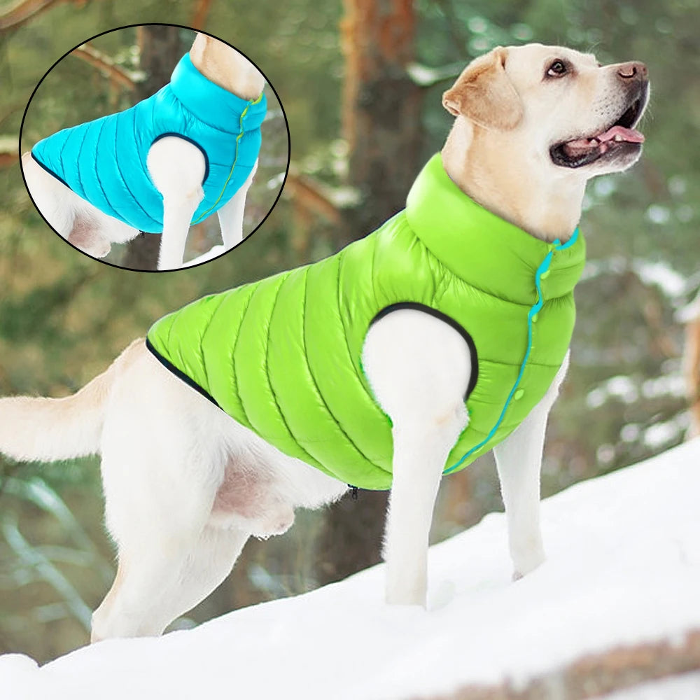 Soft Winter reversible dog jacket