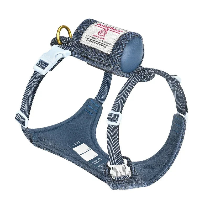 Truelove Pet Harness and lead with Removable Mini Pocket Bag