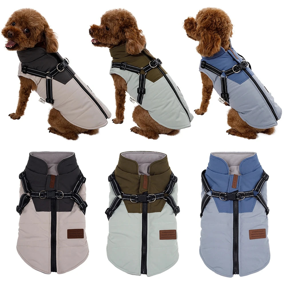 Puppy Winter warm dog jackets .