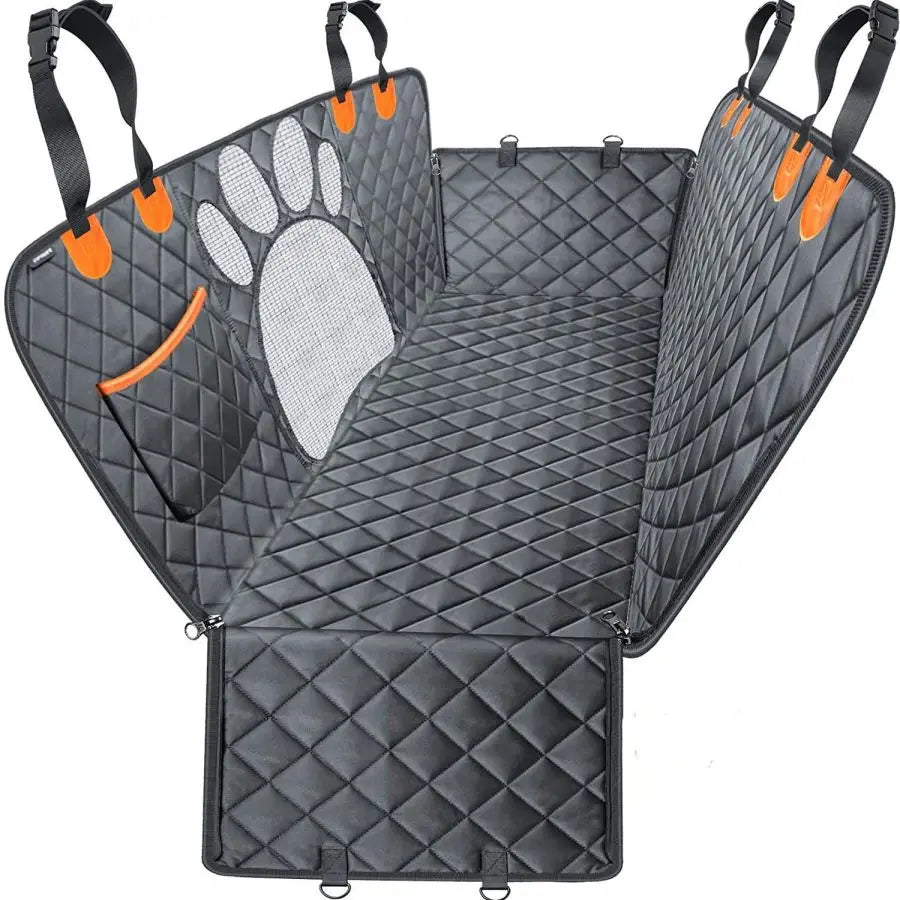 Waterproof back seat cover for dogs
